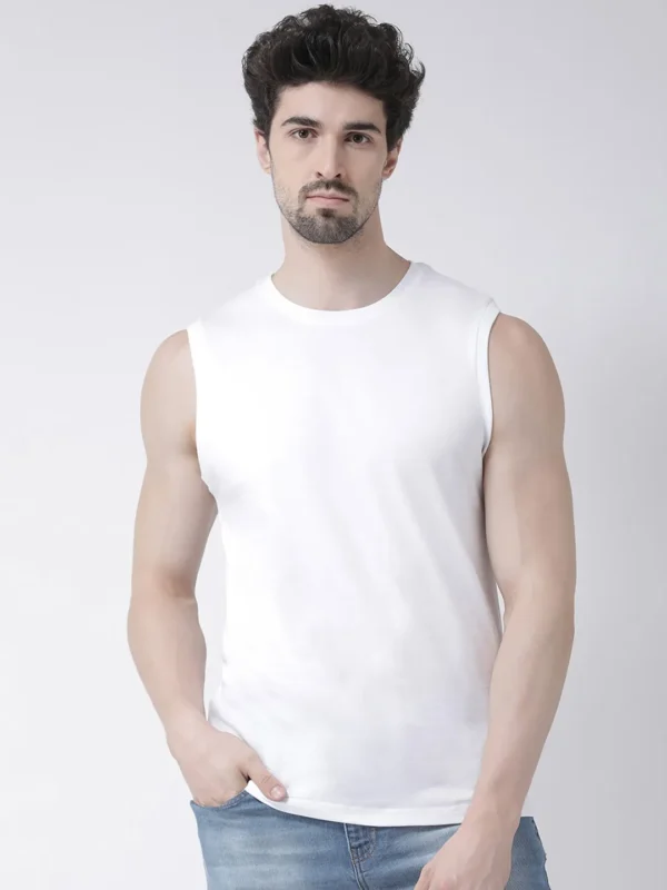 Maxbull Sleeveless Cotton T-shirt
